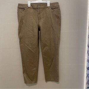 Chico’s platinum denim ultimate fit pants